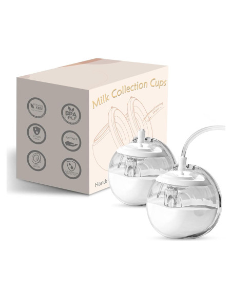 Tazas de Silicona para Recolección de Leche Materna Bwcece - 2 Unidades Tazas de Silicona para Recolección de Leche Materna Bwcece - 2 Unidades