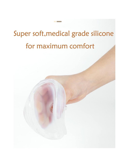 Tazas de Silicona para Recolección de Leche Materna Bwcece - 2 Unidades Tazas de Silicona para Recolección de Leche Materna Bwcece - 2 Unidades