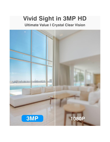 Cámara ANNKE 2K Interior WiFi 360 con Audio Bidireccional
