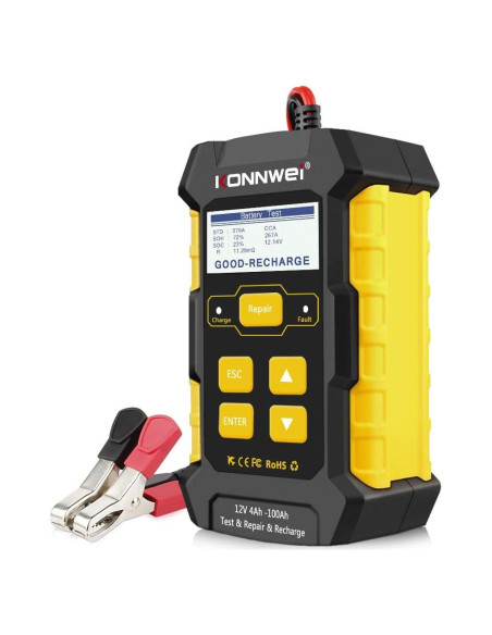 Cargador de Batería KONNWEI KW510 12V 5A Automático Cargador de Batería KONNWEI KW510 12V 5A Automático