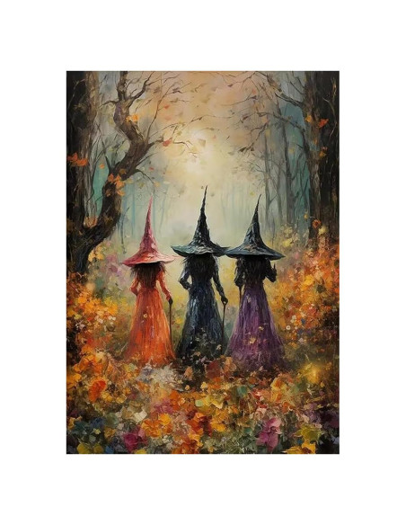 Kit Pintar por Números Halloween CSZPPQAF 30.48x40.64 cm Kit Pintar por Números Halloween CSZPPQAF 30.48x40.64 cm