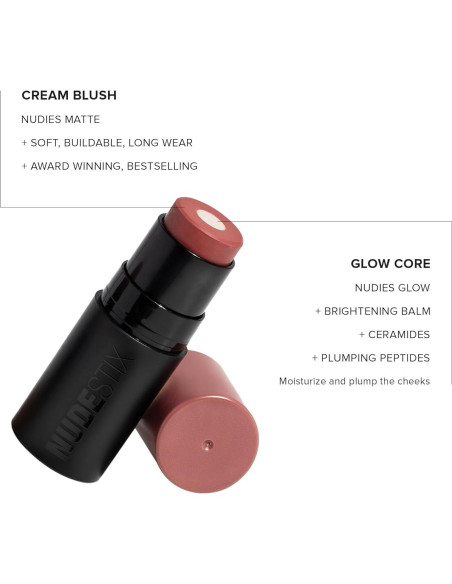 Nudestix Nudies Matte + Glow Core - Barra rubor crema 6.7cm Nudestix Nudies Matte + Glow Core - Barra rubor crema 6.7cm