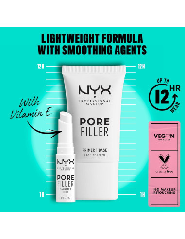 Rellenador de Poros Stick Primer NYX 2.96 ml - Difuminador