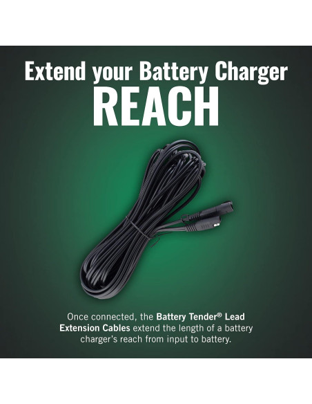 Cable de extensión Battery Tender 25 pies para cargadores Cable de extensión Battery Tender 25 pies para cargadores