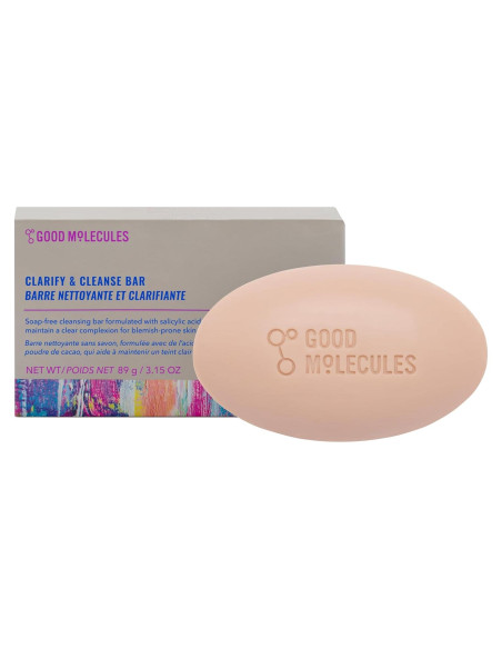Barra de Limpieza Good Molecules 89g - Sin Jabón, Ácido Salicílico