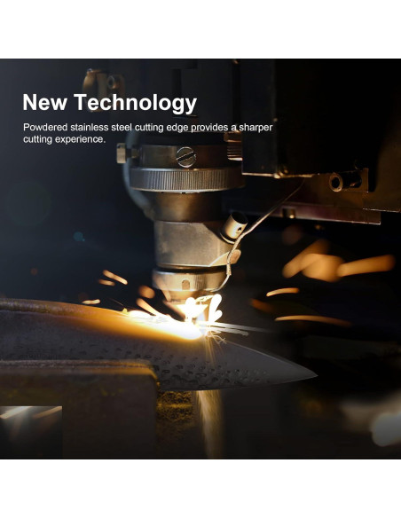 Cuchillo de Chef imarku Damasco 20 cm Acero Inoxidable Cuchillo de Chef imarku Damasco 20 cm Acero Inoxidable