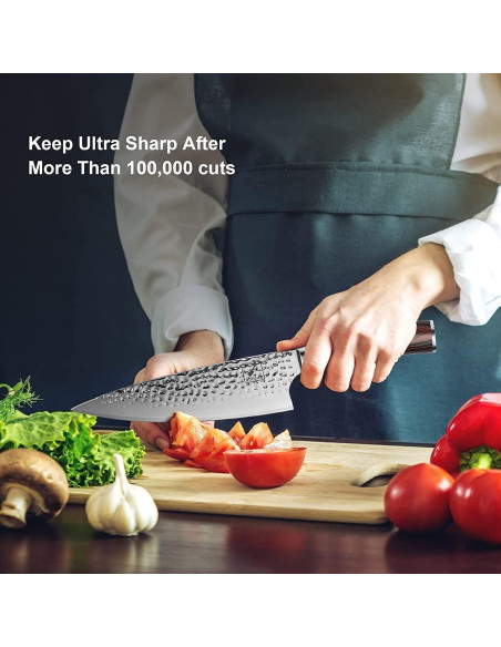 Cuchillo de Chef imarku Damasco 20 cm Acero Inoxidable Cuchillo de Chef imarku Damasco 20 cm Acero Inoxidable