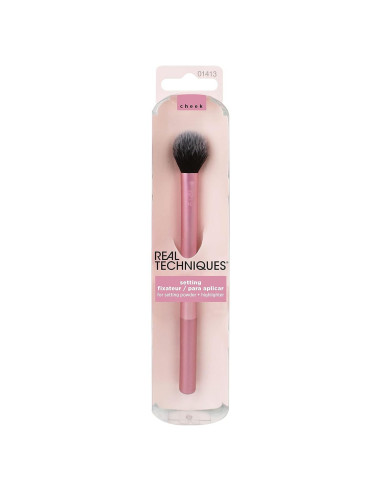 Brocha Profesional para Maquillaje Real Techniques RT 402 Rosa - Paquete de 4