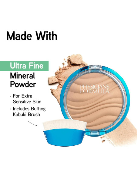 Polvo Compacto Mineral Physicians Formula 7.39g Translúcido Polvo Compacto Mineral Physicians Formula 7.39g Translúcido