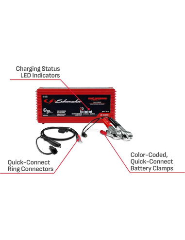 Cargador Mantenedor Schumacher SP1296 2A 6V 12V Automático