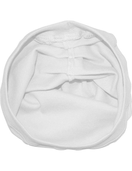 Turbante de Toalla Elástica Betty Dain Blanco para Alopecia Turbante de Toalla Elástica Betty Dain Blanco para Alopecia