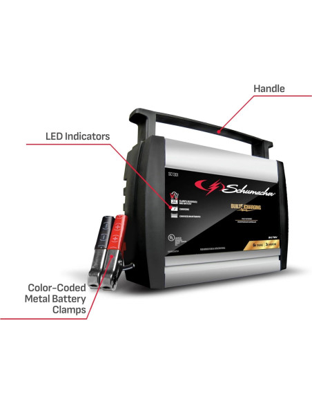 Cargador Schumacher Electric SC1301 6A 6V/12V Automático Cargador Schumacher Electric SC1301 6A 6V/12V Automático