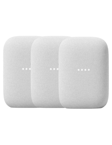 Google Nest Audio Paquete de 3 Altavoces Inteligentes Wi-Fi