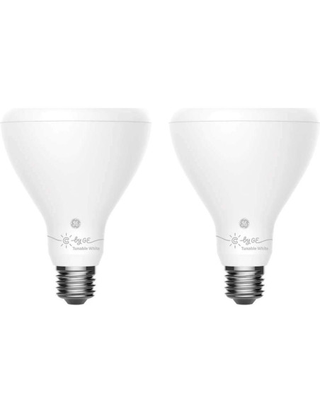 Bombillas LED inteligentes GE Cync BR30 regulables 10W 2 unidades Bombillas LED inteligentes GE Cync BR30 regulables 10W 2 unidades