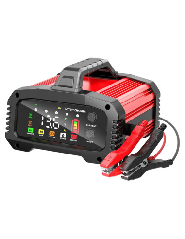 Cargador YONHAN 25A 12V/24V para Baterías de Litio y Plomo