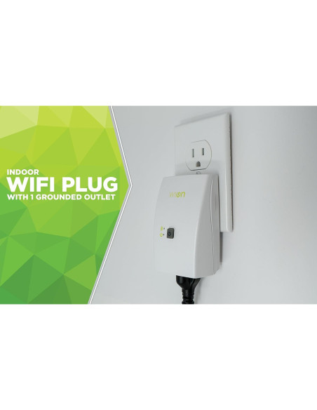 Enchufe WiFi Inteligente Woods WiOn 50050 Blanco 15A 1000W Enchufe WiFi Inteligente Woods WiOn 50050 Blanco 15A 1000W