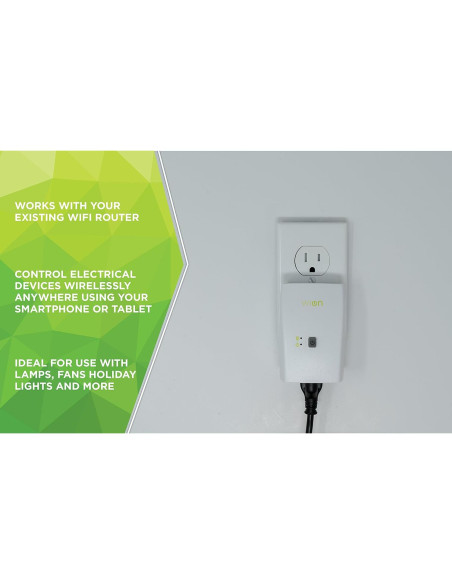 Enchufe WiFi Inteligente Woods WiOn 50050 Blanco 15A 1000W Enchufe WiFi Inteligente Woods WiOn 50050 Blanco 15A 1000W