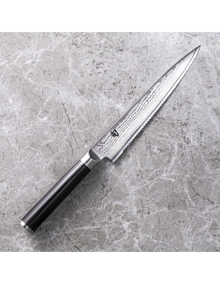 Cuchillo de Utilidad Serrado Shun Classic 15.24 cm VG-MAX