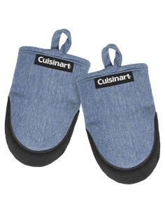 Manoplas Resistentes al Calor Cuisinart 5.5" x 7" Índigo