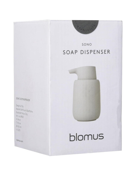 Dispensador de Jabón Blomus Sono Cerámica 250ml Color Micro Chip Dispensador de Jabón Blomus Sono Cerámica 250ml Color Micro Chip