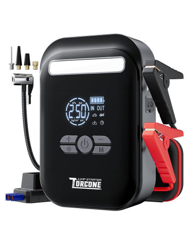 Arrancador de Batería TORCONE SJ-50 con Compresor 6000A