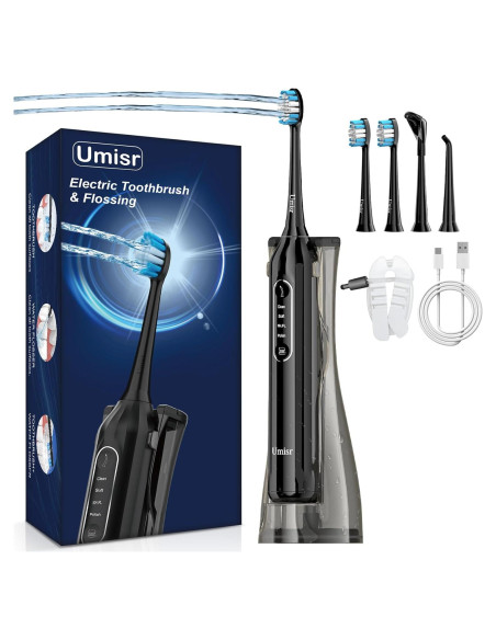 Cepillo de dientes eléctrico Umisr Wf2100 4 en 1 con irrigador Cepillo de dientes eléctrico Umisr Wf2100 4 en 1 con irrigador