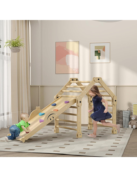 Conjunto de Escalada Montessori Qaba 4 en 1 para Niños Conjunto de Escalada Montessori Qaba 4 en 1 para Niños