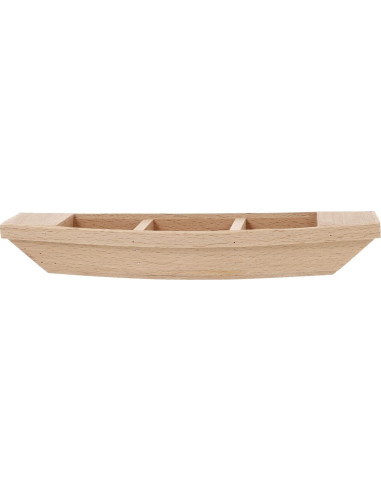 Miniatura Barco de Remo Kisangel de Madera 20x5.5x3 cm