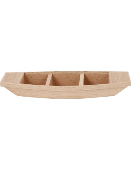Miniatura Barco de Remo Kisangel de Madera 20x5.5x3 cm Miniatura Barco de Remo Kisangel de Madera 20x5.5x3 cm