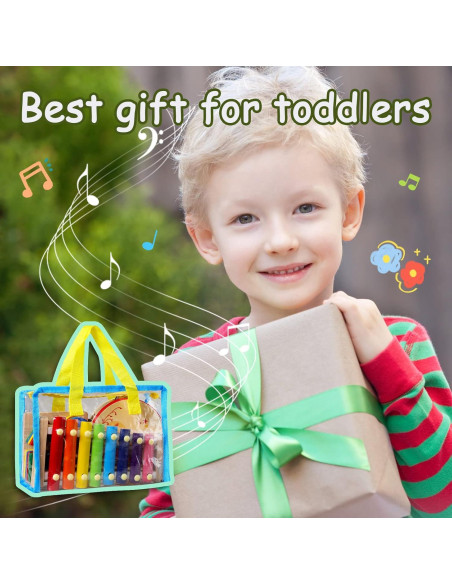 Conjunto de Instrumentos Musicales LOOIKOOS para Bebés 12PCS Conjunto de Instrumentos Musicales LOOIKOOS para Bebés 12PCS