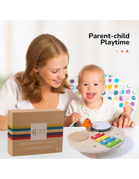 Juego de Batería WODI para Niños - 4 Instrumentos Musicales Juego de Batería WODI para Niños - 4 Instrumentos Musicales