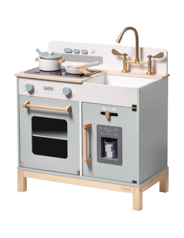 Cocina Infantil de Madera ROBUD con Accesorios - Juguete 3 a 8 Años