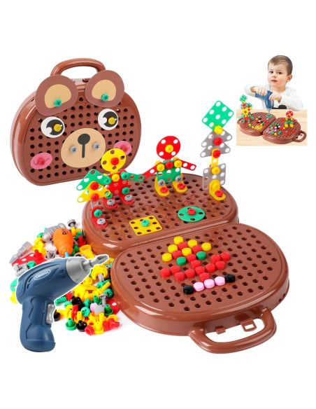 Caja de Herramientas Montessori Mágica Oso - Juguete Educativo 27x25x7cm Caja de Herramientas Montessori Mágica Oso - Juguete Educativo 27x25x7cm