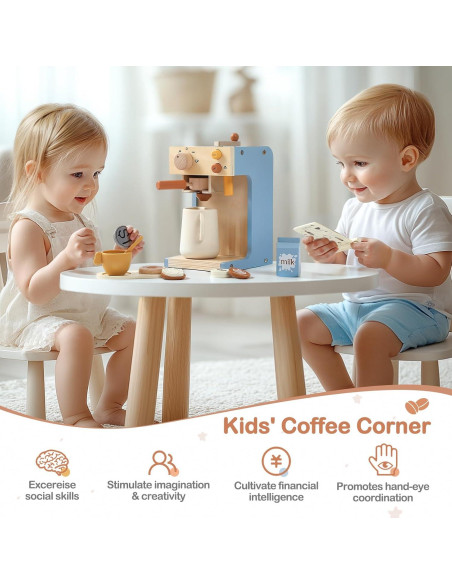 Juguete Cafetera de Madera EERKEOD para Niños 1.05 kg Juguete Cafetera de Madera EERKEOD para Niños 1.05 kg