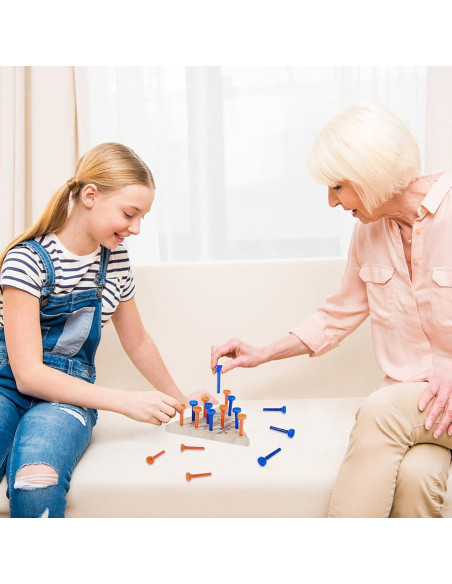 Juego de Mesa de Clavos de Triángulo de Madera Thinp - 2 Piezas Juego de Mesa de Clavos de Triángulo de Madera Thinp - 2 Piezas