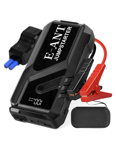 Arrancador de Batería E-Ant 3000A 12V con Luz LED
