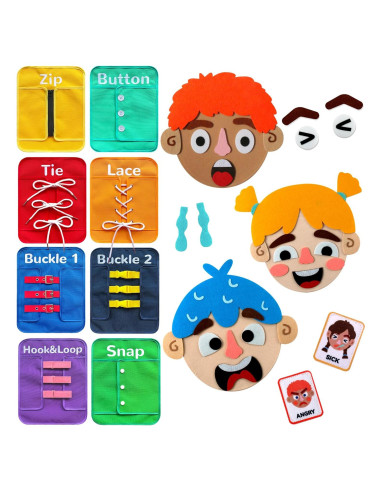 Tablero Ocupado Montessori Craftstory para Niños 3 a 5 Años