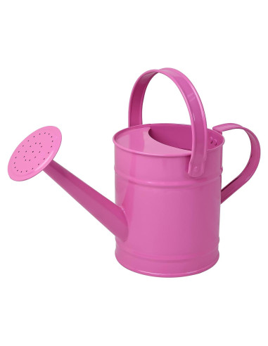Regadera de Metal Finderomend 1.5L Rosa para Jardinería