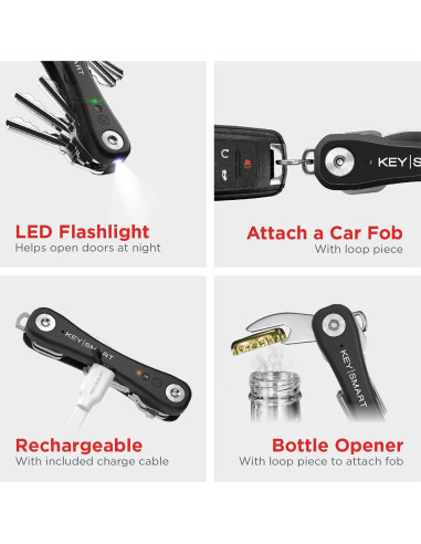Localizador de llaves KeySmart iPro - Soporte para 14 llaves
