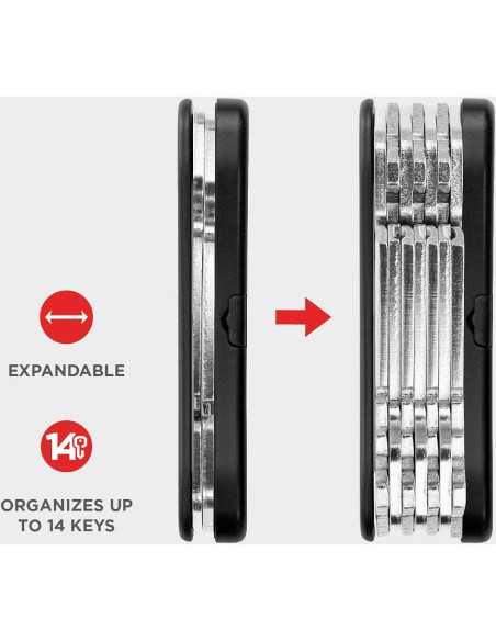 Localizador de llaves KeySmart iPro - Soporte para 14 llaves Localizador de llaves KeySmart iPro - Soporte para 14 llaves