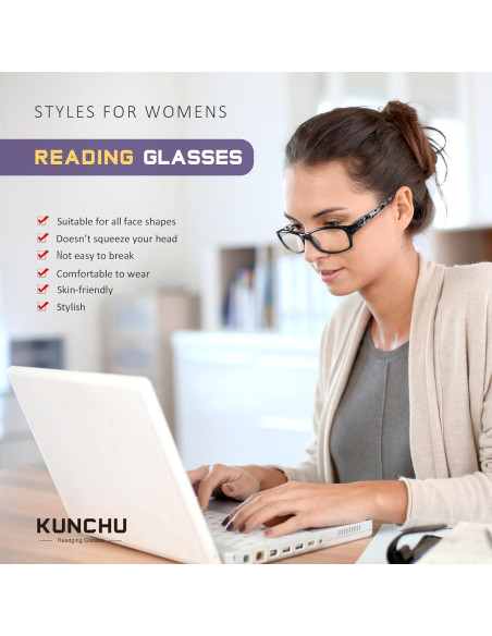 Gafas de Lectura 5 Estilos - Bloqueo Luz Azul UV - Floral Claro Gafas de Lectura 5 Estilos - Bloqueo Luz Azul UV - Floral Claro