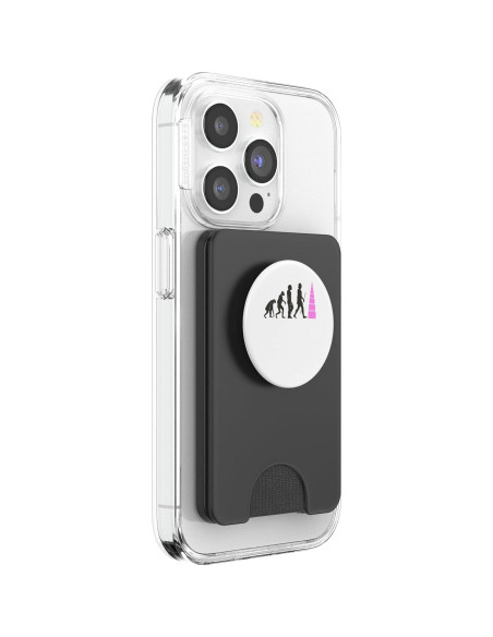 PopWallet Magnético PopSockets Torre Rosa Montessori Negro PopWallet Magnético PopSockets Torre Rosa Montessori Negro