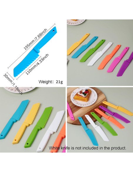 Juego de Cuchillos para Niños Hartya 24 Piezas Seguro Juego de Cuchillos para Niños Hartya 24 Piezas Seguro