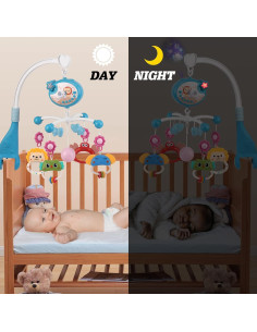 Móvil para Cuna Nicknack 648A-66 con Música y Luces 2