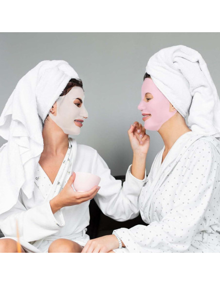 2 Hojas Soporte de Mascarilla Facial Silicona Reutilizable 2 Hojas Soporte de Mascarilla Facial Silicona Reutilizable
