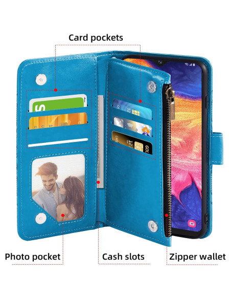 Funda Asuwish para Samsung Galaxy A10e con tapa y soporte Funda Asuwish para Samsung Galaxy A10e con tapa y soporte