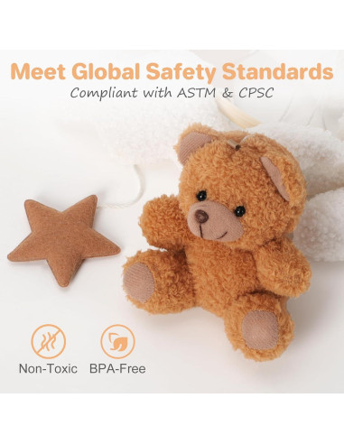 Móvil para Cuna Oso de Peluche Nicemer - Decoración Infantil