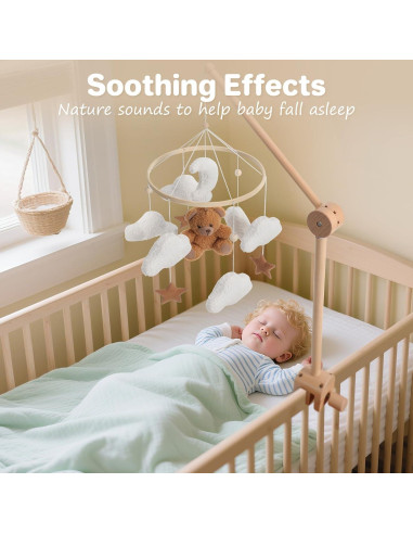 Móvil para Cuna Oso de Peluche Nicemer - Decoración Infantil