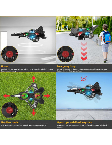 Avión RC Beffkkip L0712 Control Remoto 35.3cm para Niños Avión RC Beffkkip L0712 Control Remoto 35.3cm para Niños