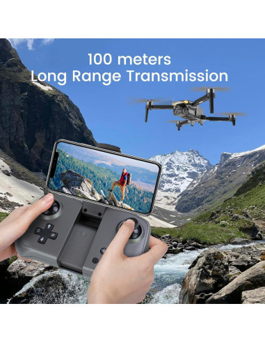 Drone TizzyToy 4K Plegable con Cámara y Control APP